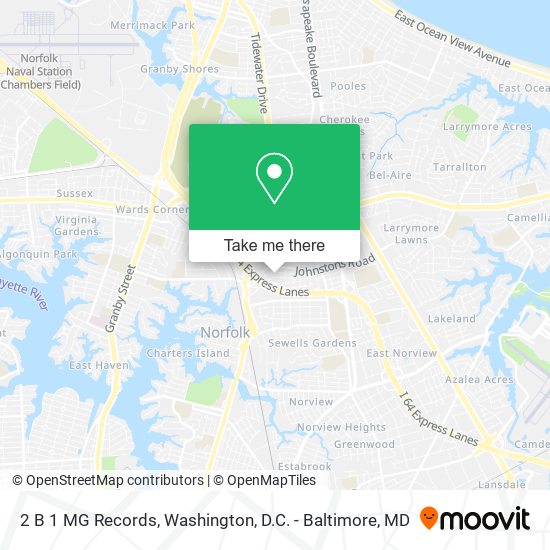 2 B 1 MG Records map