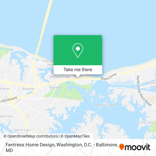 Mapa de Fentress Home Design