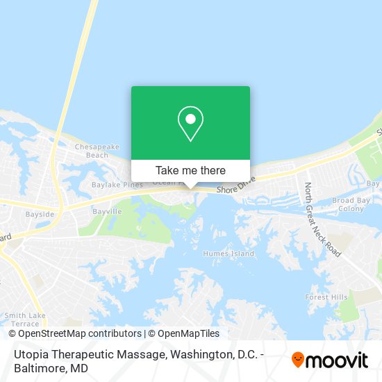 Utopia Therapeutic Massage map
