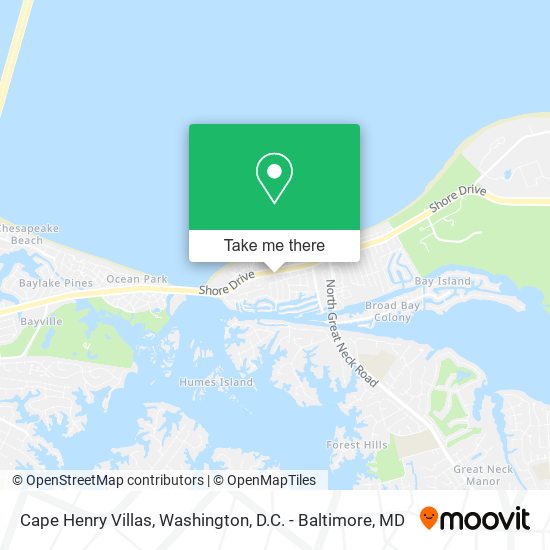 Cape Henry Villas map