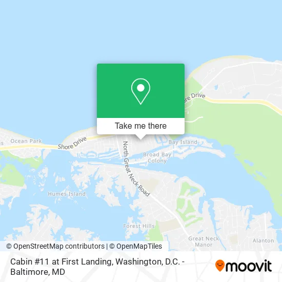 Mapa de Cabin #11 at First Landing