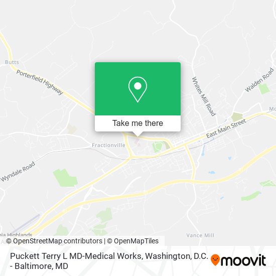 Puckett Terry L MD-Medical Works map