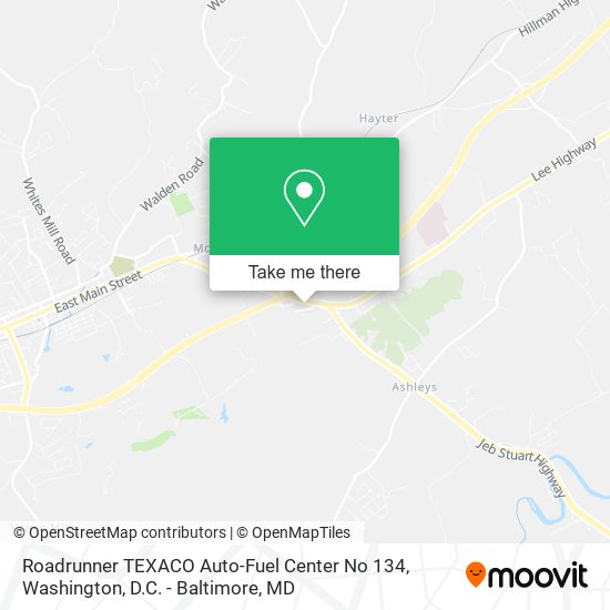 Roadrunner TEXACO Auto-Fuel Center No 134 map