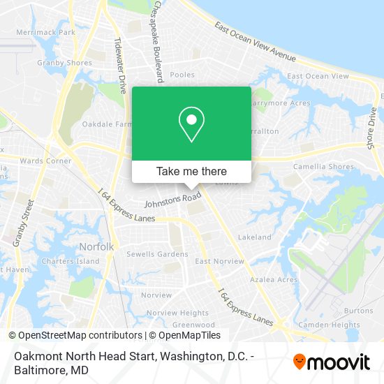 Oakmont North Head Start map