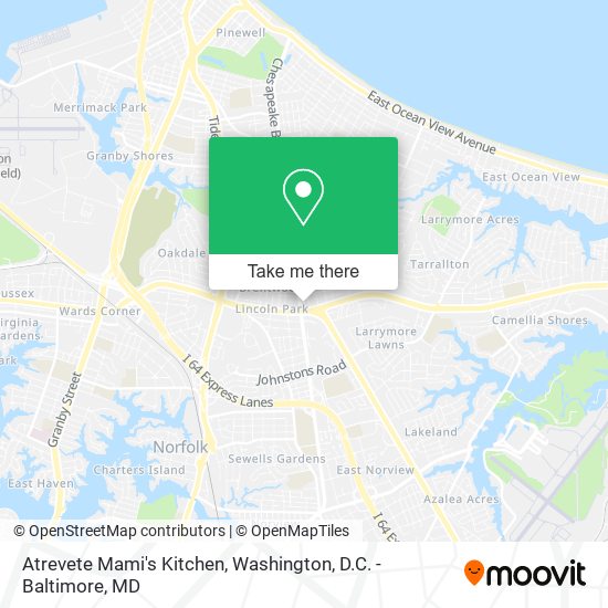 Atrevete Mami's Kitchen map