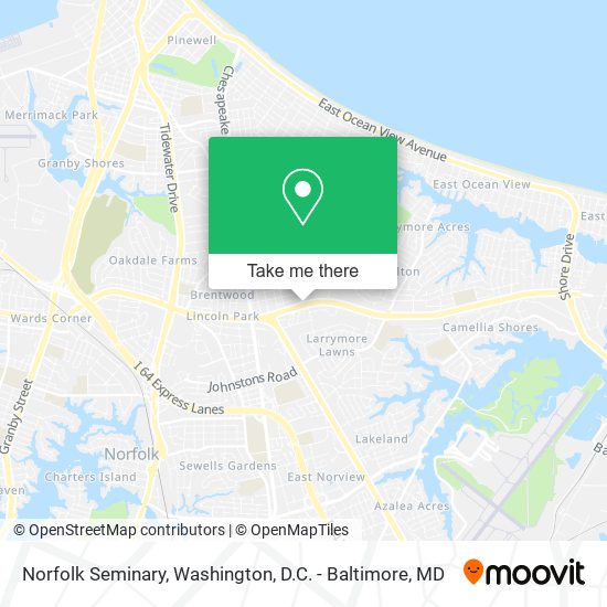 Mapa de Norfolk Seminary