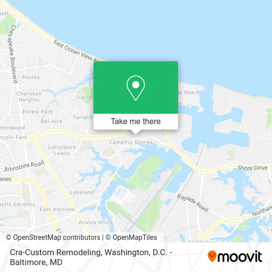 Cra-Custom Remodeling map