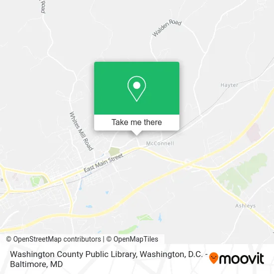 Washington County Public Library map
