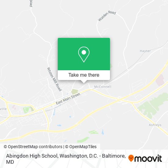 Abingdon High School map