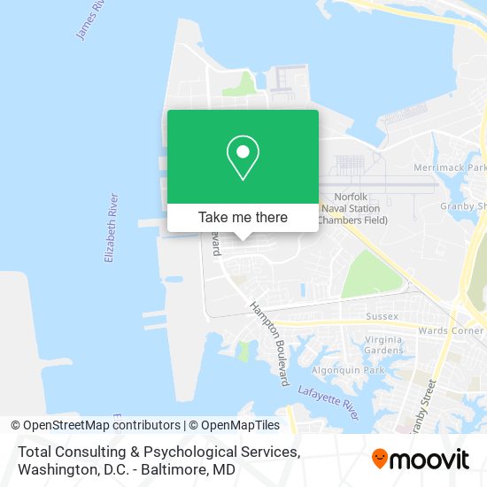 Mapa de Total Consulting & Psychological Services