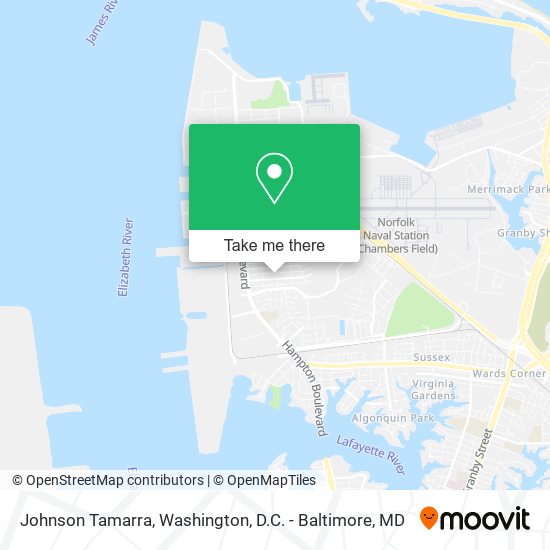 Johnson Tamarra map