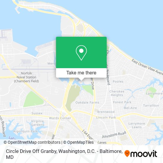 Circle Drive Off Granby map