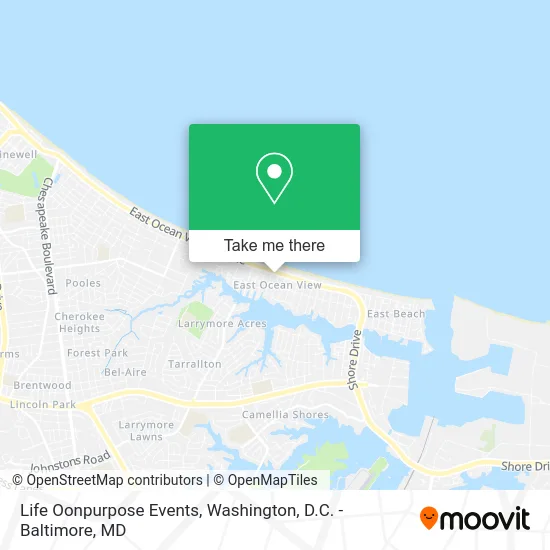 Life Oonpurpose Events map