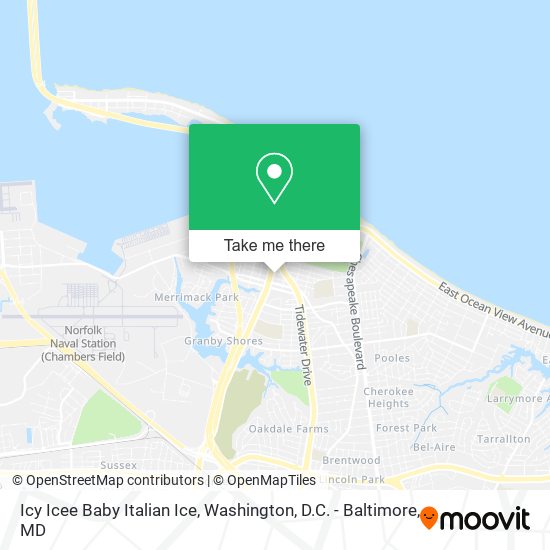 Icy Icee Baby Italian Ice map