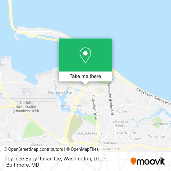 Icy Icee Baby Italian Ice map