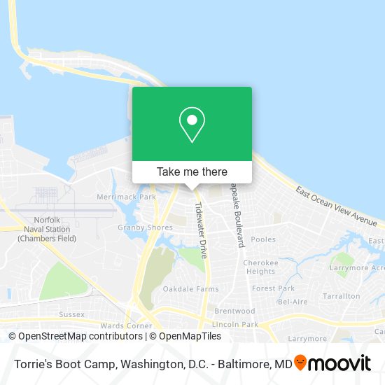 Mapa de Torrie's Boot Camp