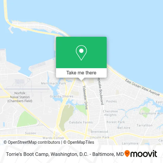 Torrie's Boot Camp map