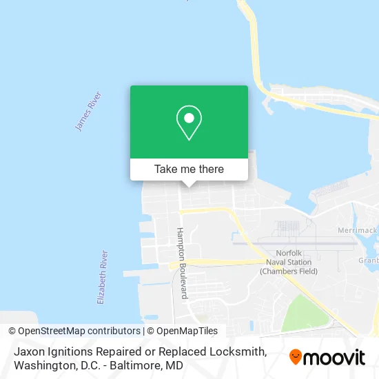Jaxon Ignitions Repaired or Replaced Locksmith map