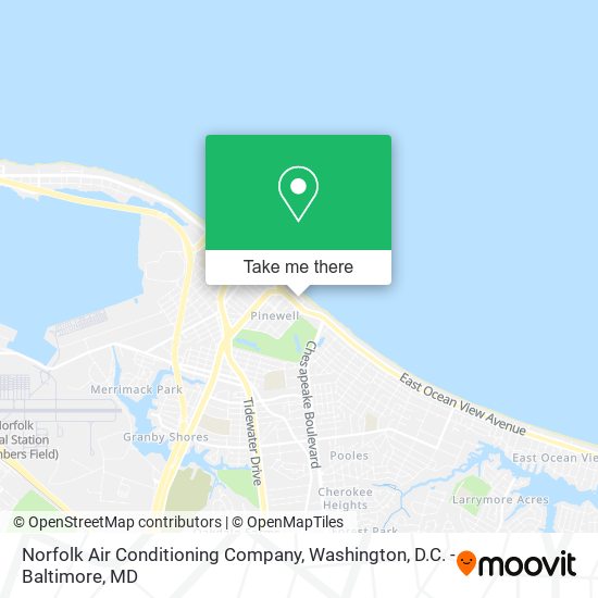 Norfolk Air Conditioning Company map