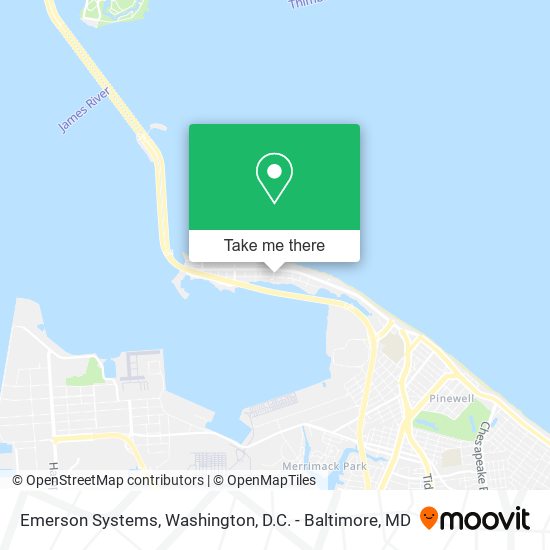Emerson Systems map