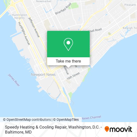 Speedy Heating & Cooling Repair map