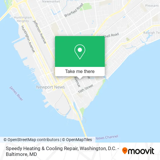 Mapa de Speedy Heating & Cooling Repair