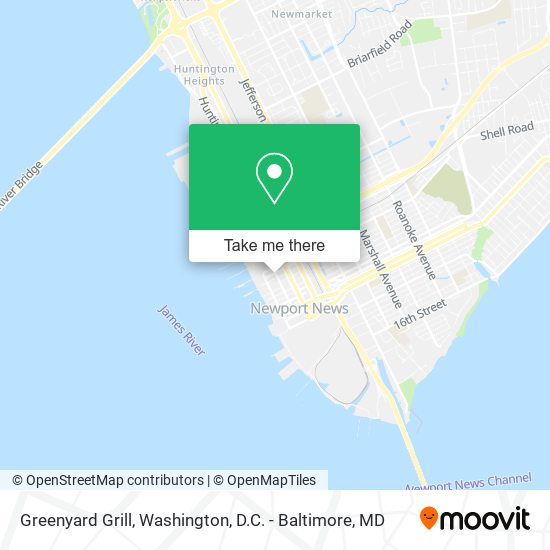 Mapa de Greenyard Grill