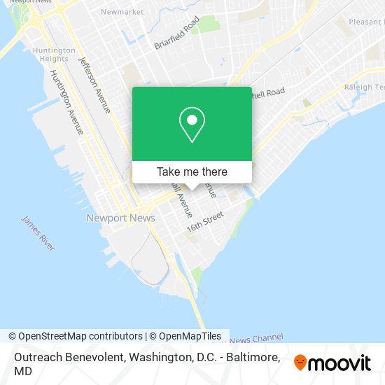 Outreach Benevolent map