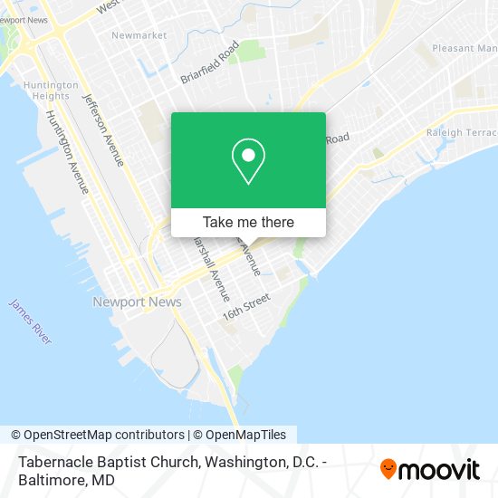 Tabernacle Baptist Church map