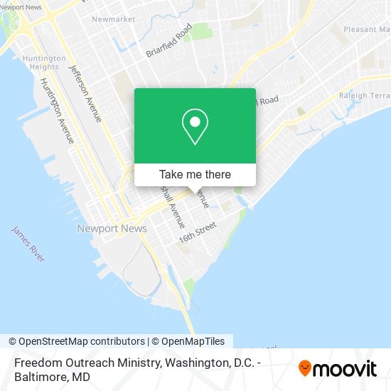 Mapa de Freedom Outreach Ministry