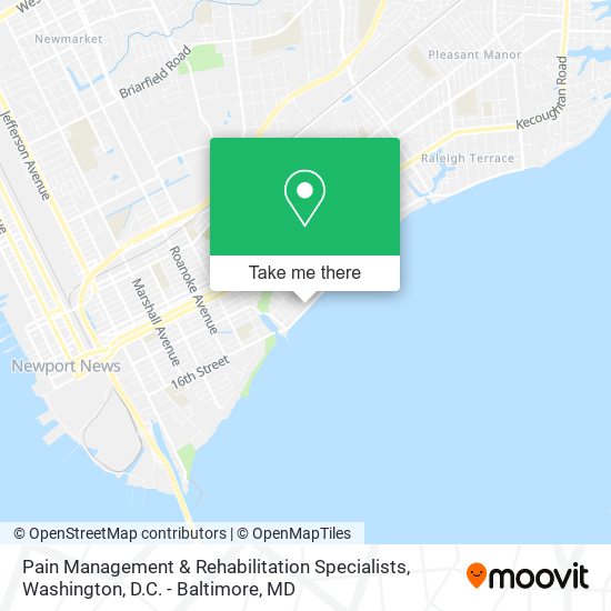 Pain Management & Rehabilitation Specialists map