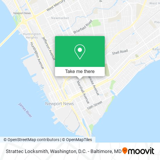 Strattec Locksmith map