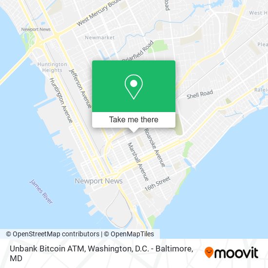 Mapa de Unbank Bitcoin ATM