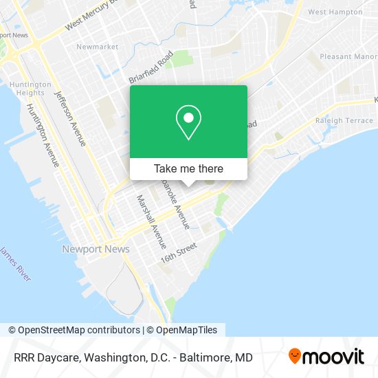 RRR Daycare map