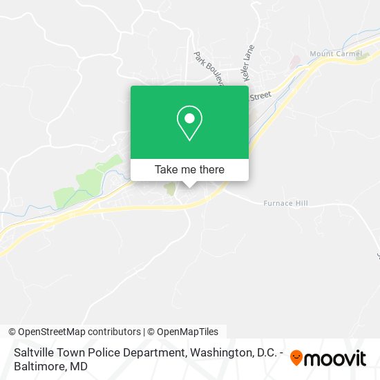 Saltville Town Police Department map
