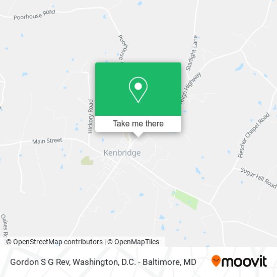 Gordon S G Rev map