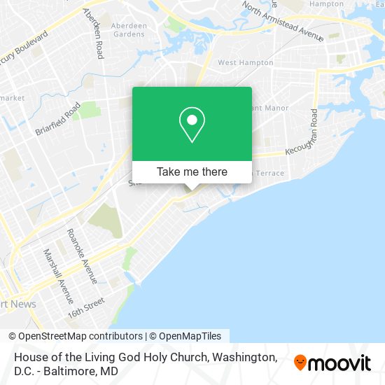 House of the Living God Holy Church map