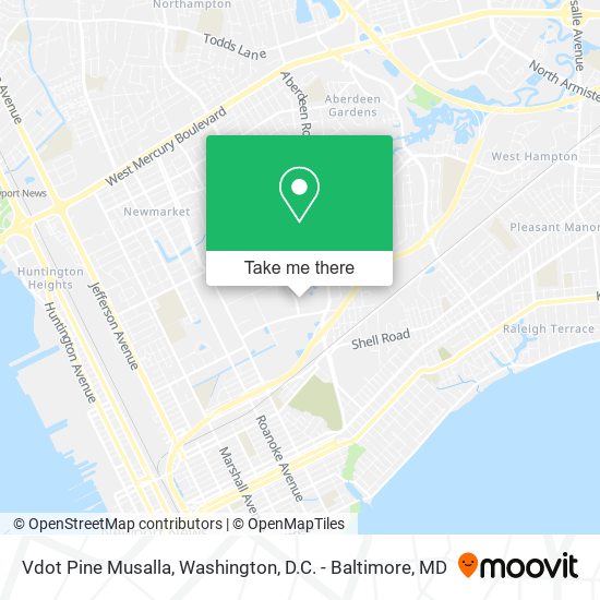 Mapa de Vdot Pine Musalla