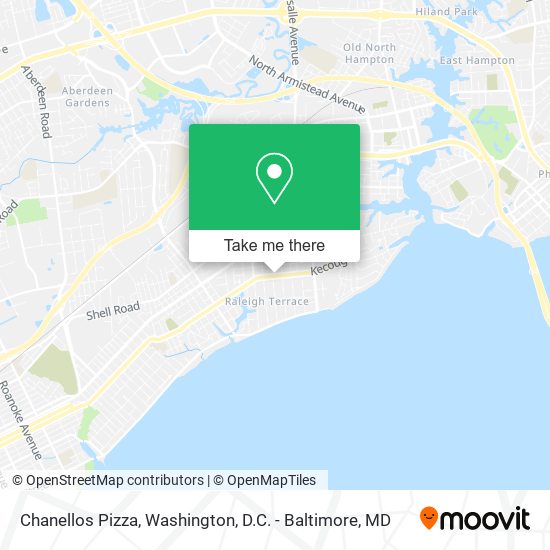 Chanellos Pizza map