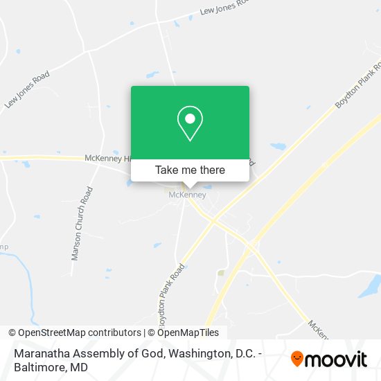 Mapa de Maranatha Assembly of God