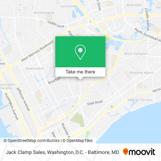 Mapa de Jack Clamp Sales