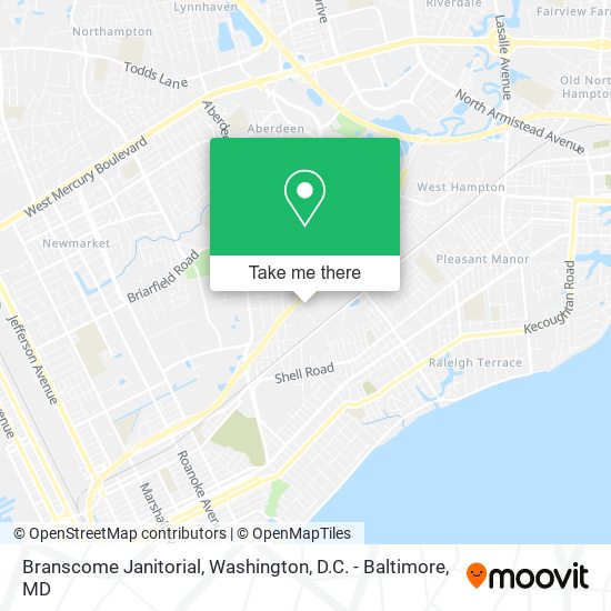 Branscome Janitorial map