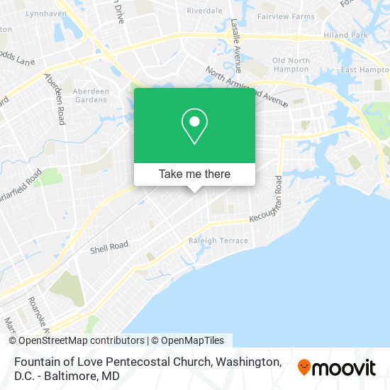 Mapa de Fountain of Love Pentecostal Church