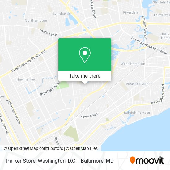 Parker Store map