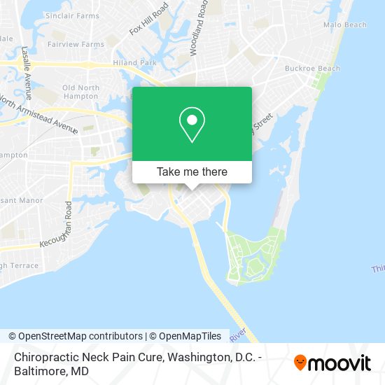Chiropractic Neck Pain Cure map