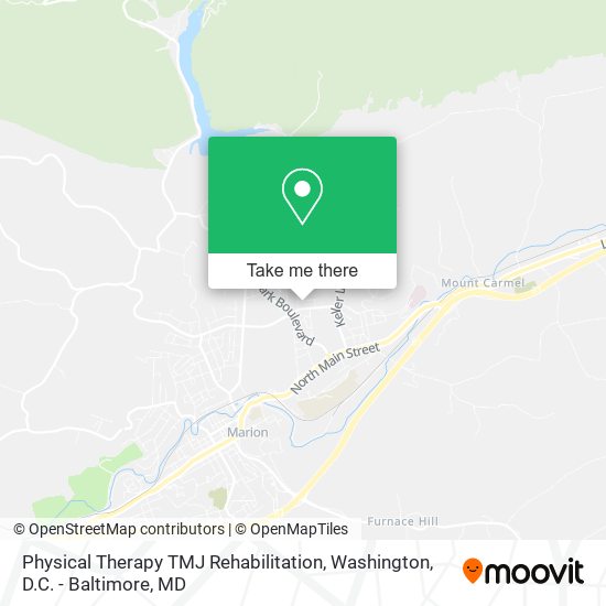 Physical Therapy TMJ Rehabilitation map