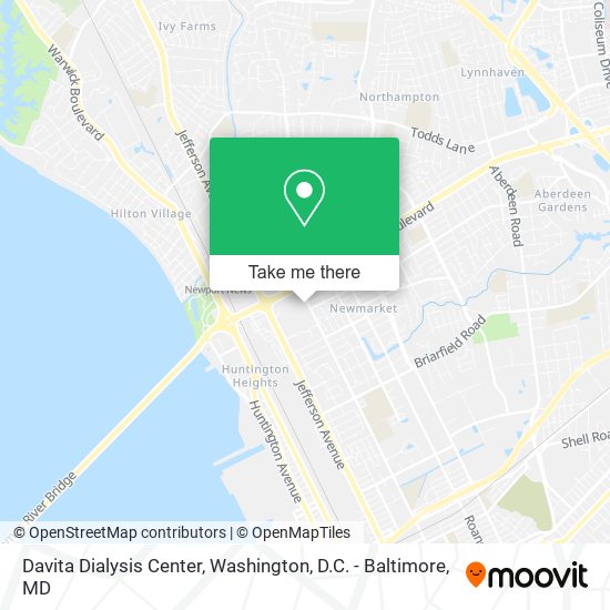 Davita Dialysis Center map
