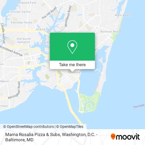 Mama Rosalia Pizza & Subs map
