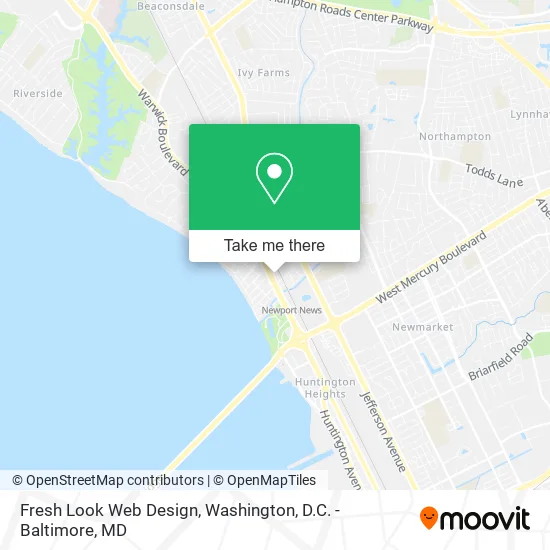 Fresh Look Web Design map