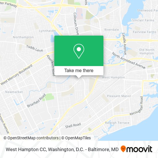Mapa de West Hampton CC